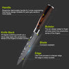 Damascus Style Kitchen Knife Set