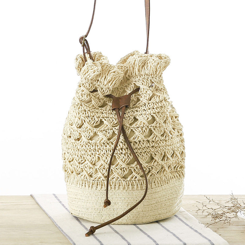 Artisan Hollow Woven Shoulder Bag – Beach Luxe