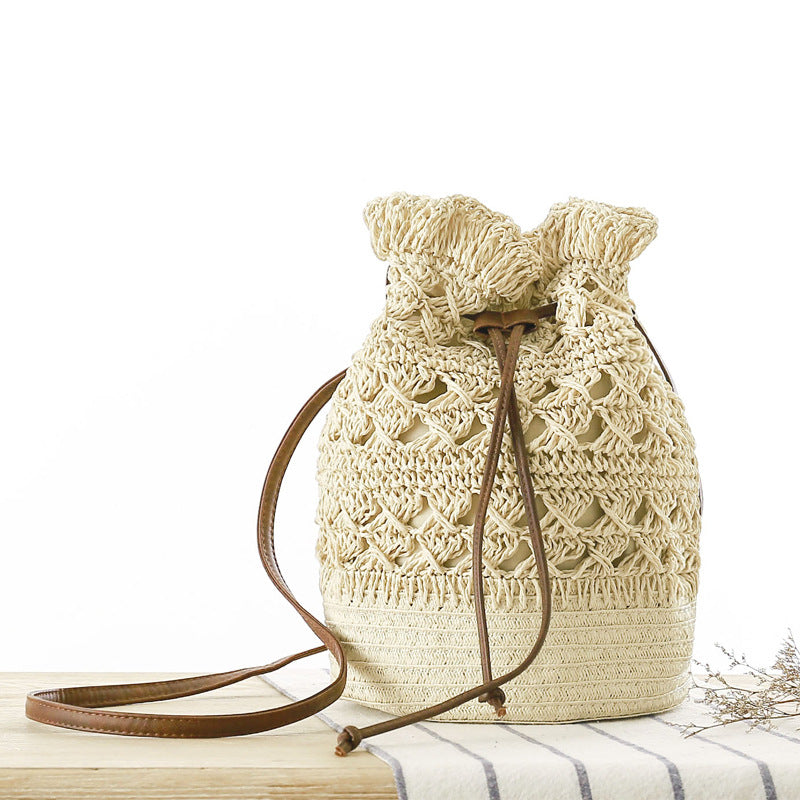 Artisan Hollow Woven Shoulder Bag – Beach Luxe