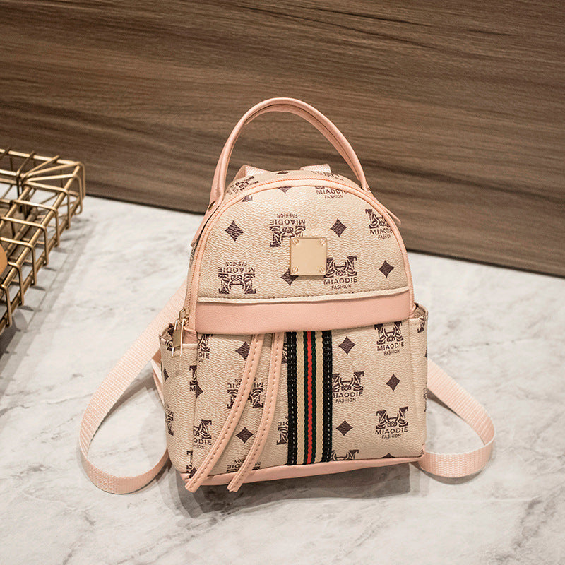 Women's Designer Digital Print Mini Backpack