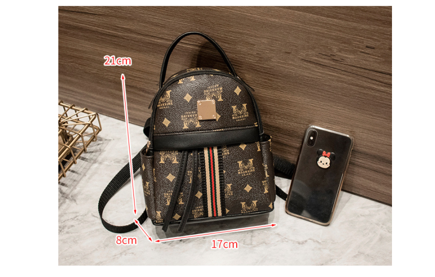 Women's Designer Digital Print Mini Backpack