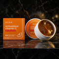 EELHOE Vitamin C Eye Patches on dark marble luxury surface