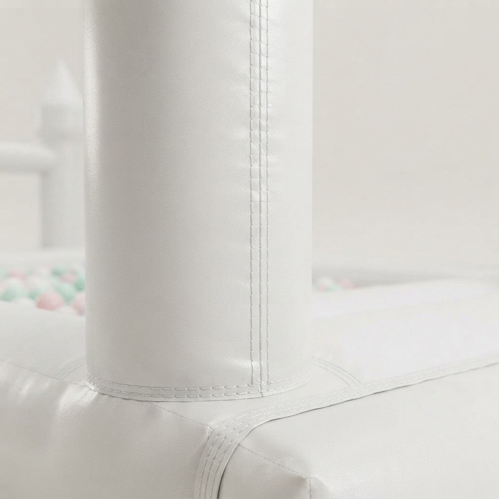 Inflatable Girl's White Bounce House