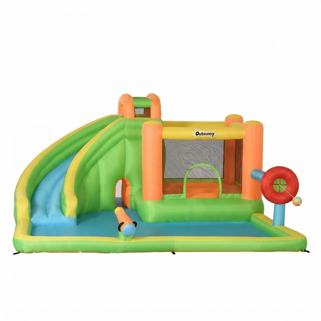 Inflatable Castle Water Slide 7-in-1