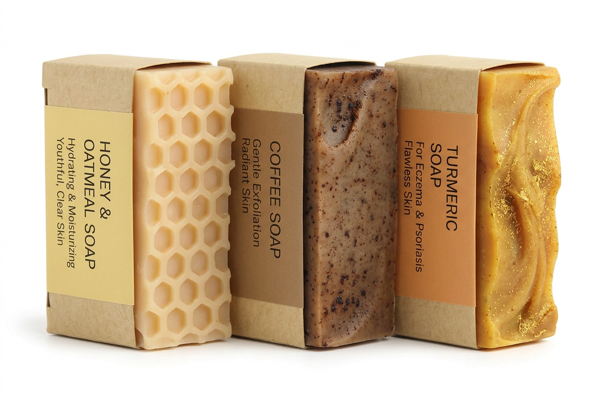 Soap Set - Three Bar Detail